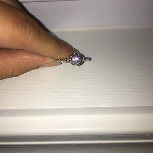 Retired Amethyst pandora ring!